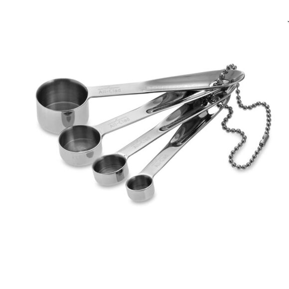 All-Clad Stainless Steel Measuring Spoon Set - Picture 1 of 4